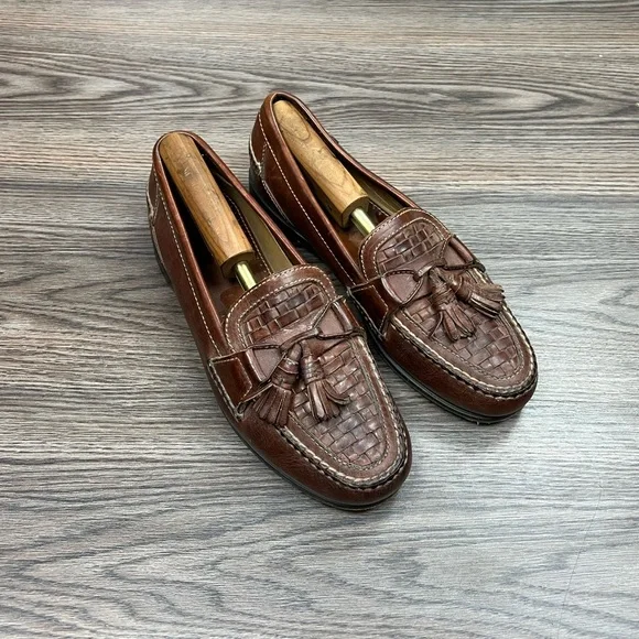 Johnston & Murphy Slip On Tassel Dress Loafers Brown Mens Size 11.5 M s-l400.jpg main image 2